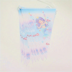 Triangle Flag Banner Pennant DIY Decoration Animals Mermaid Donut Theme