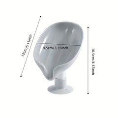 Suction Cup Soap Holder Self Draining for Bathroom Kitchen RV Sinks