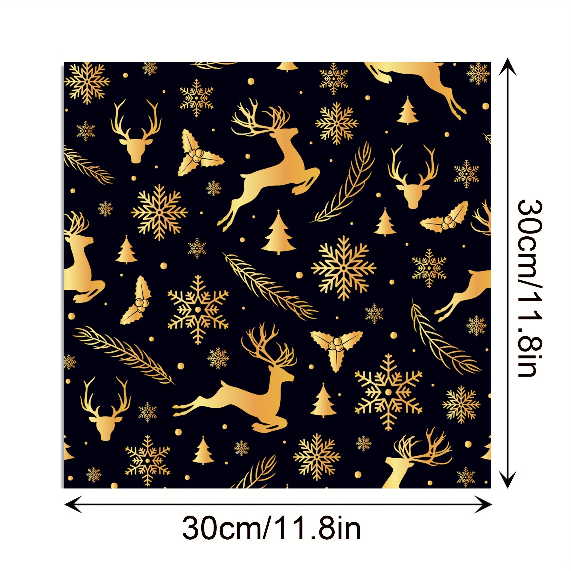 24sheets Christmas Scrapbook Paper Pad 30 30 Double Sided for DIY Crafts Journal