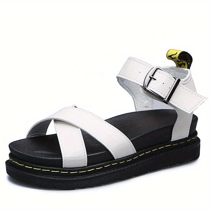 Women's Thick Sole Platform Sandals Casual Buckle Strap Summer Sandals