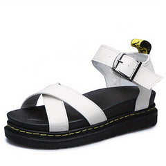 Women's Thick Sole Platform Sandals Casual Buckle Strap Summer Sandals