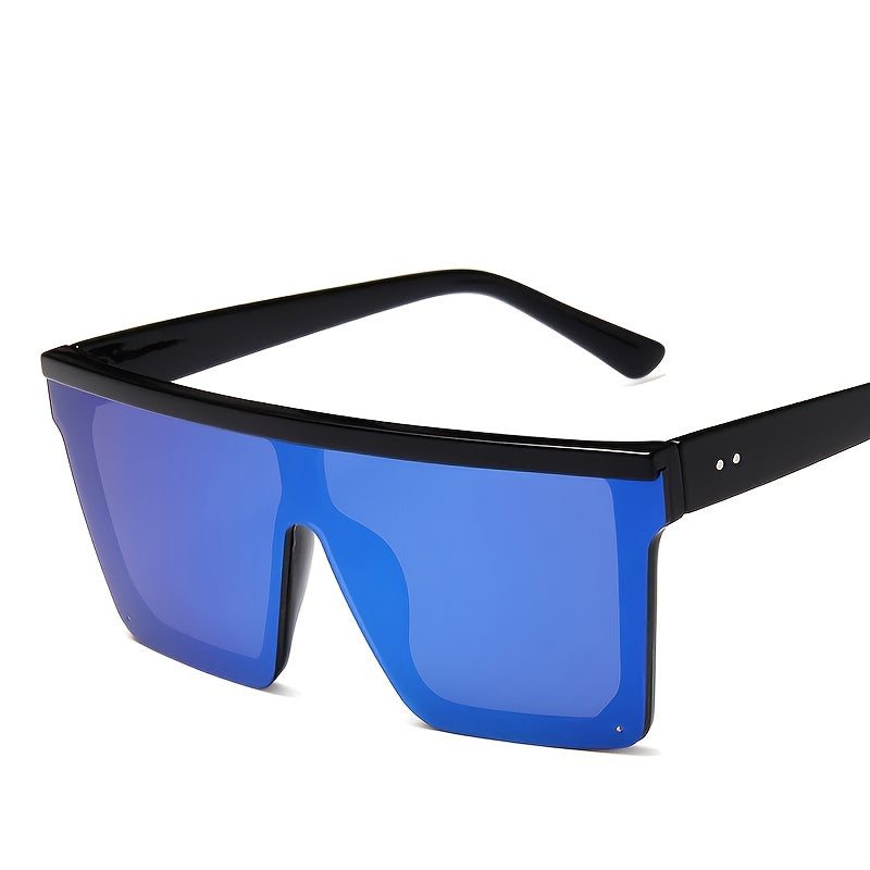 Oversized Squared Sun Glasses Female Big Frame Shades Unisex