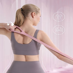 Yoga 8 Shape Tension Rope Open Back Thin Shoulder Elastic Resistance Rope