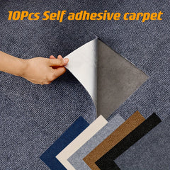 10pcs Wall Tile Stickers Easy to Stick and Peel Self-adhesive Washable Carpet