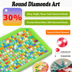 Large Ostrich Animal Diamond Painting Kit - Full Round Diamond