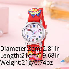 Children's Butterfly Strap Watch