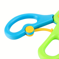 Colorful Labor-saving Safety Scissors for Students DIY Paper Cutting
