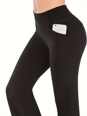 Bootcut Yoga Pants High Stretch Running Sports Leggings