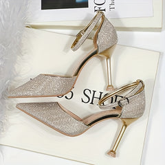 Sequins Glitter Stiletto Heel Shoes for Women