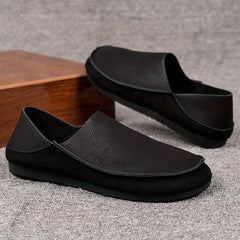 Men's Casual Loafer Shoes Slip On Flat Outdoor Shoes