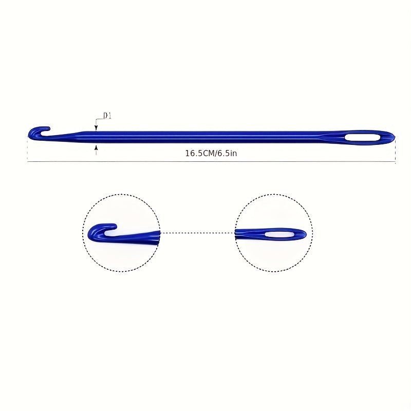 3pcs Aluminum Tunisian Crochet Needles DIY Knitting Tool