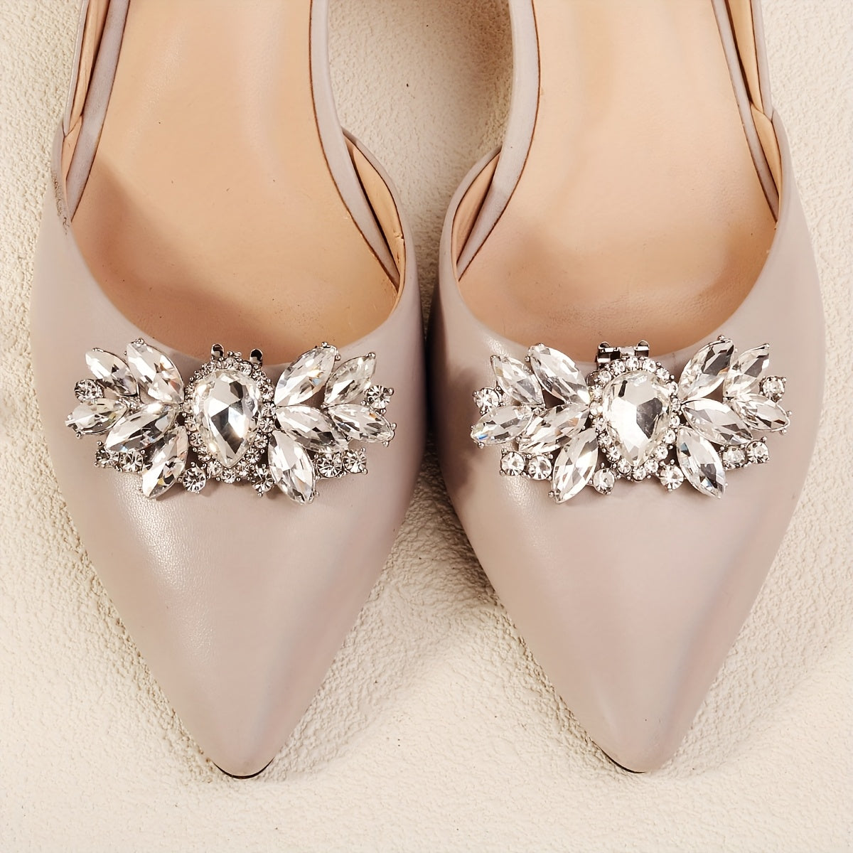Rhinestone Shoe Clips for Women Bridal Party Accessory
