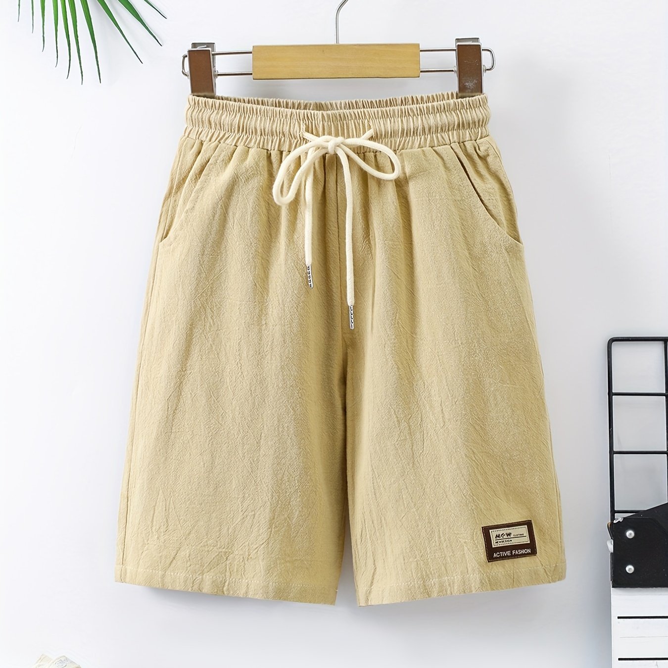 Boys Elastic Waist Creative Shorts Quick Drying for Summer