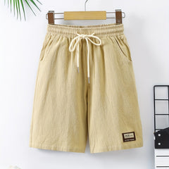 Boys Elastic Waist Creative Shorts Quick Drying for Summer