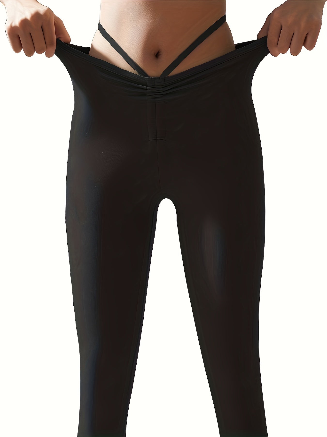 Sexy Strap Yoga Leggings High Elastic Slimming Casual Pants
