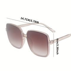 Oversized Square Sunglasses UV400 for Women Men Beach Party Club