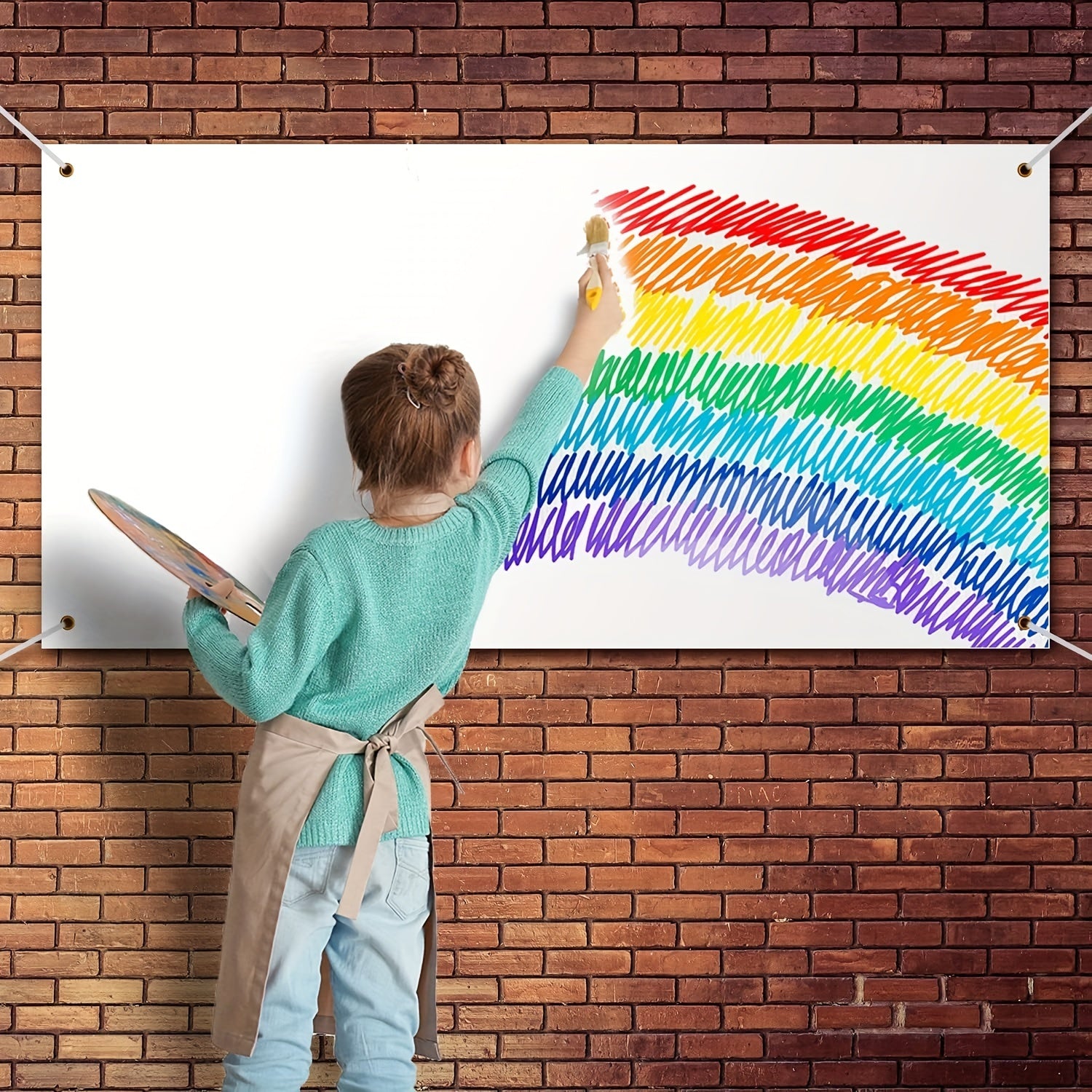 Blank Banners DIY Signs Polyester Oxford Cloth Paintable Sublimation Banner