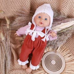 13" Reborn Baby Doll Lifelike with Outfit Sets and Accessories