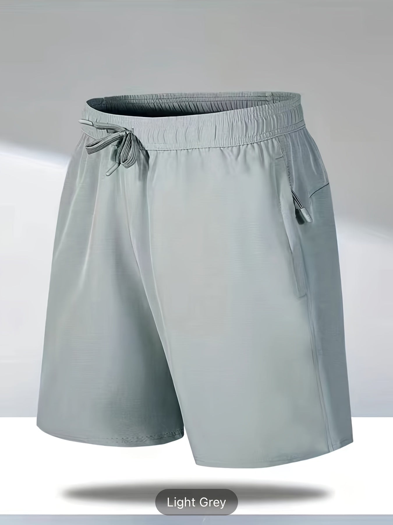 Men's Breathable Quick Dry Shorts With Pockets Drawstring Waist
