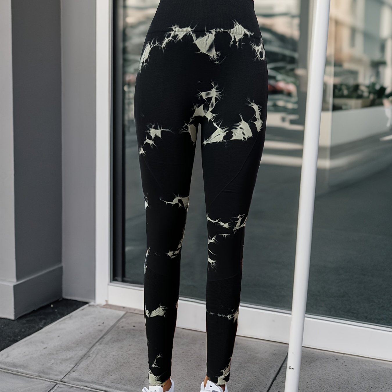 Tie Dye Yoga Pants High Waist Stretch Leggings Women's Activewear