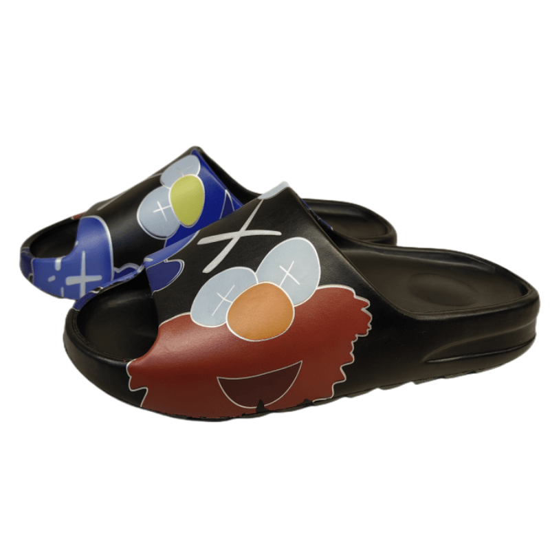 Cartoon Printed Non Slip Slides Indoor Slippers