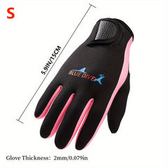 Durable Anti Slip Diving Gloves Winter Swimming Surfing Underwater Work