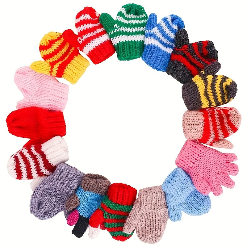 Christmas Tree Ornaments Gloves Hanging Decor