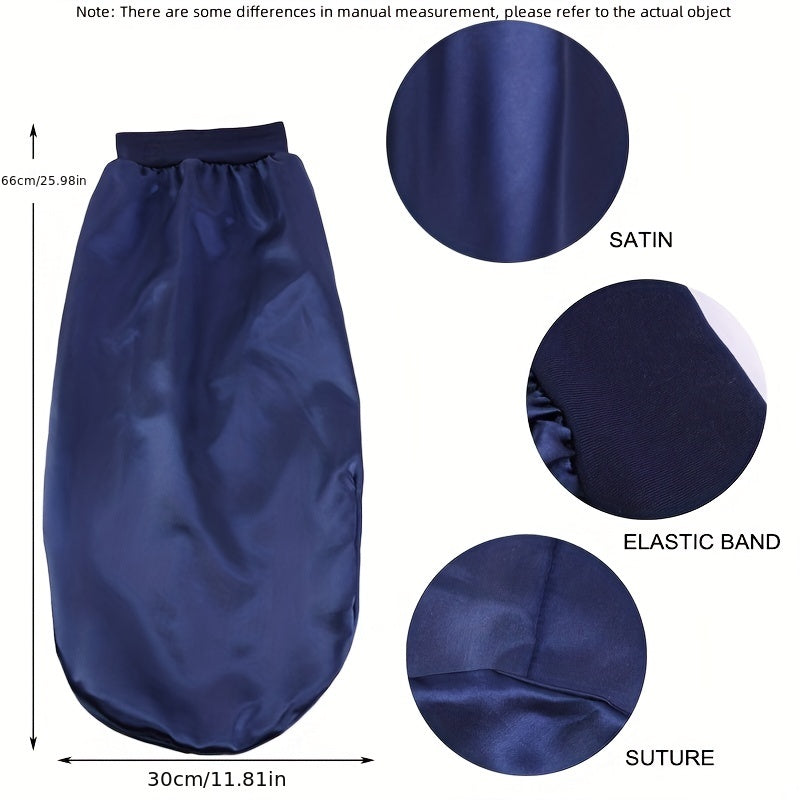 Unisex Oversized Wide Brim Long Hair Tin Sleeping Cap