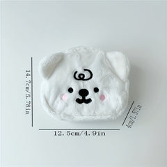 Kids Plush Bear Coin Purse Small Storage Bag
