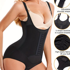 Front Buckle Shaping Bodysuit Tummy Control Butt Lifting