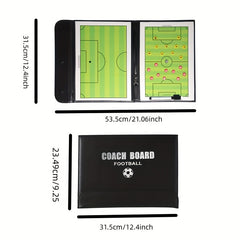 Portable Strategy Coach Board Soccer Basketball Coaches Clipboard