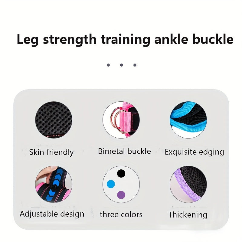 3pcs Exercise Ankle Strap Leg Muscle Training Strap