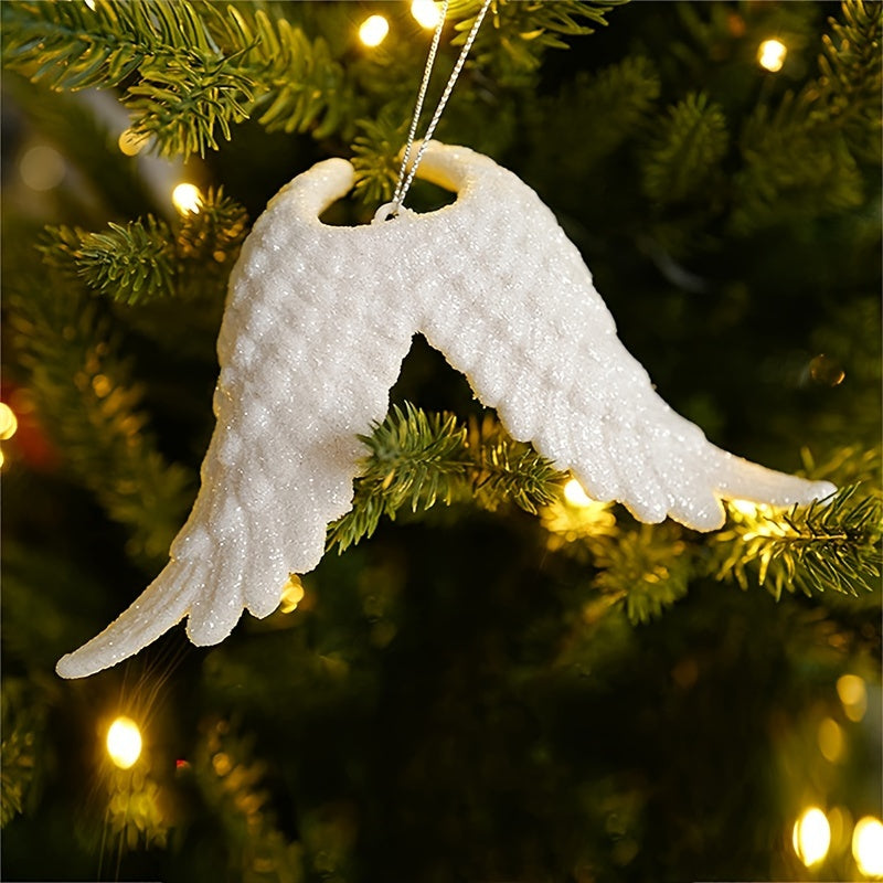 Angel Wing Resin Christmas Tree Ornament For Family Party Decor