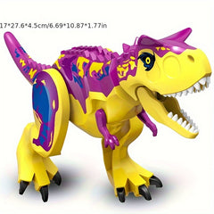 Dino Block Kit Brachiosaurus T-rex Velociraptor