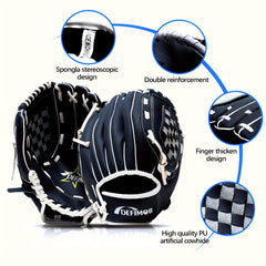 Beginner Baseball Glove with Balls Softball Gloves Training Equipment