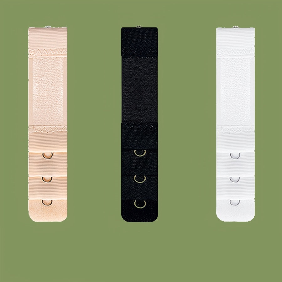 3pcs Bra Strap Extenders Comfortable Adjustable Bra Band Buckle