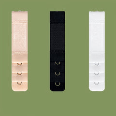 3pcs Bra Strap Extenders Comfortable Adjustable Bra Band Buckle