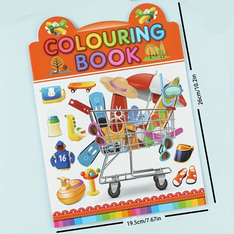 Graffiti Art Activity Book with Stickers for Kids