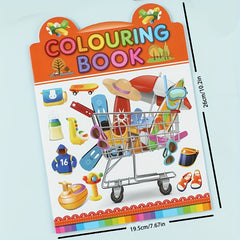 Graffiti Art Activity Book with Stickers for Kids