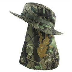 Camouflage Sunscreen Hat Neck Gaiter UV Protection Bucket Hat