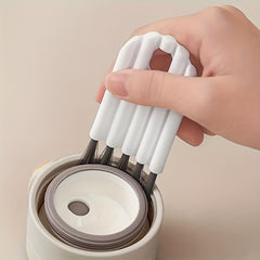Solid Cup Lid Cleaning Brush - Water Bottle, Glasses Cup Accessory
