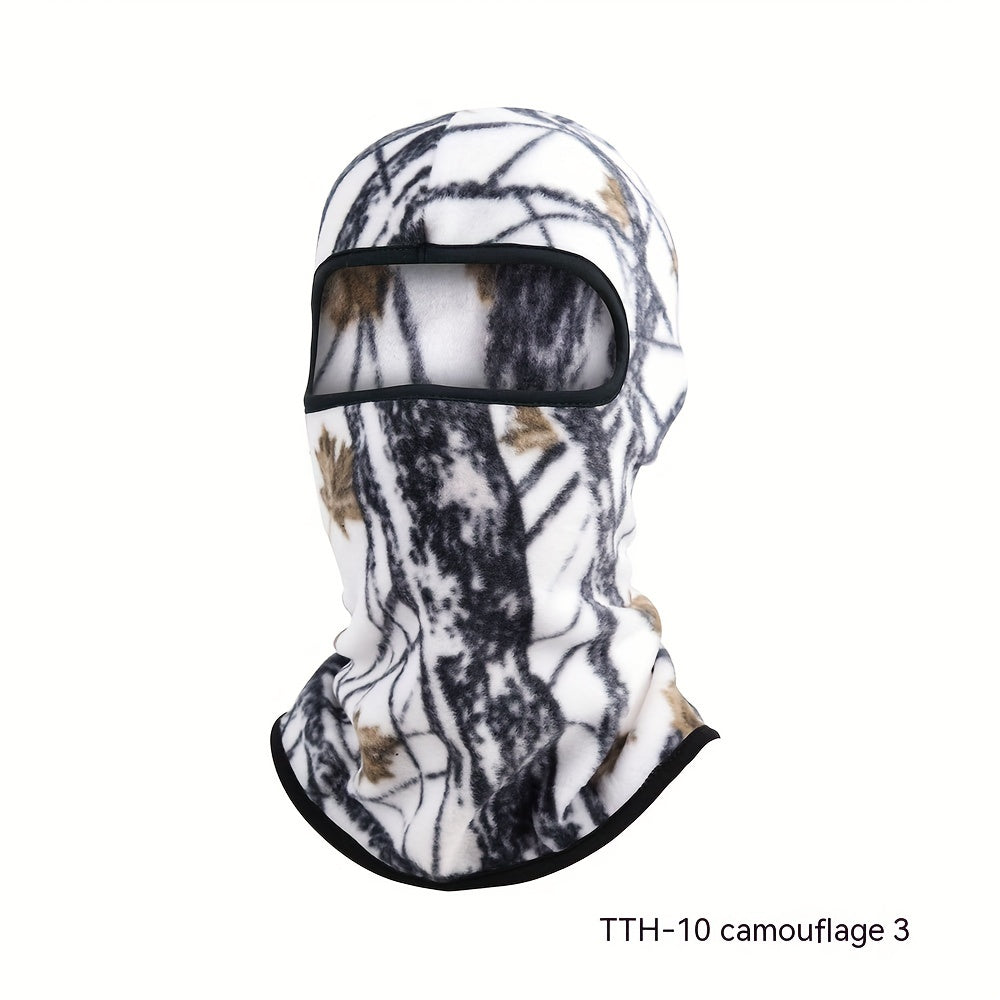 Camouflage Outdoor Riding Headgear Skiing Face Protection Mask & Hat