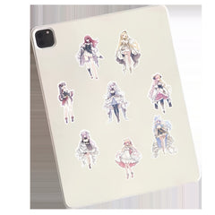 54pcs Girl Series Sticker Bags PVC for Scrapbooking Journaling
