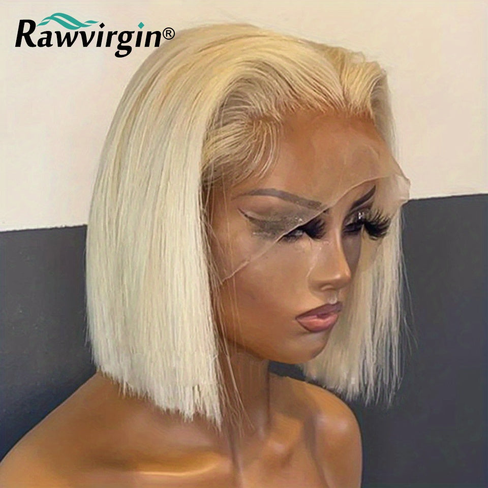 Honey Blonde Short Bob Wig 150 Density Brazilian Virgin Hair