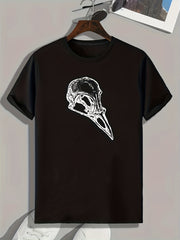 Cool Graphic Print Men's T-shirt for Summer
