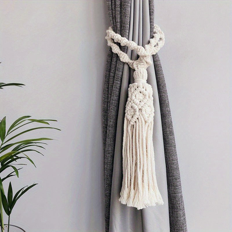 Bohemian Curtain Rope Knot Tieback Band for Home Decoration