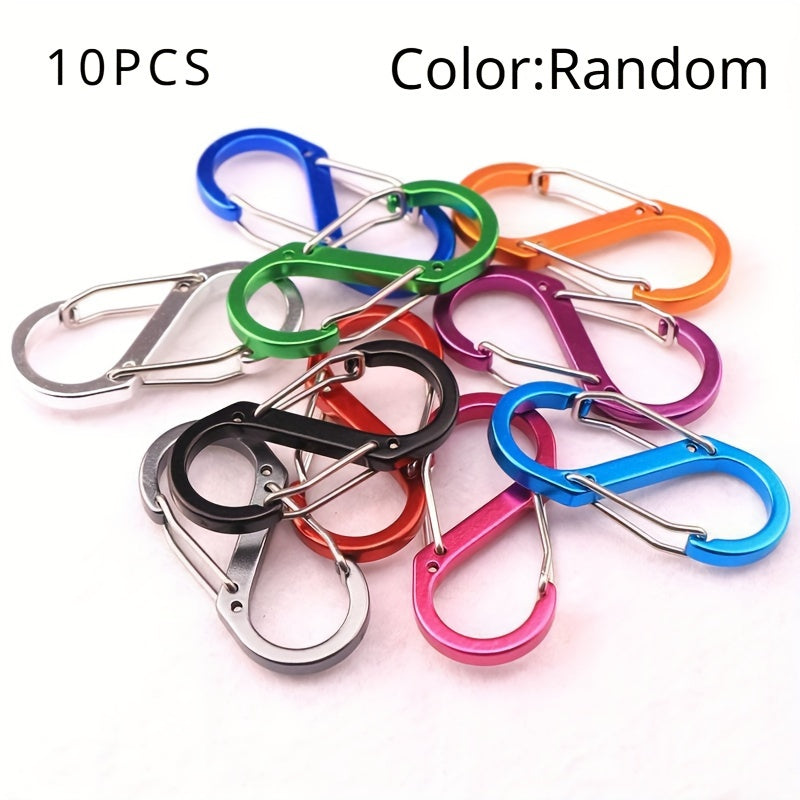S-shaped Alloy Keychain Clip Buckle for Outdoor Camping Hiking