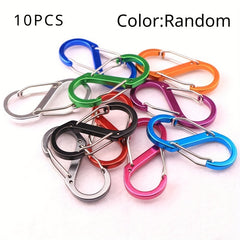 S-shaped Alloy Keychain Clip Buckle for Outdoor Camping Hiking