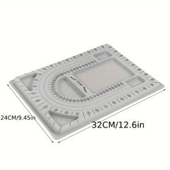 3pcs DIY Beading Tray Bead Board Bracelet Flocked Bead Board