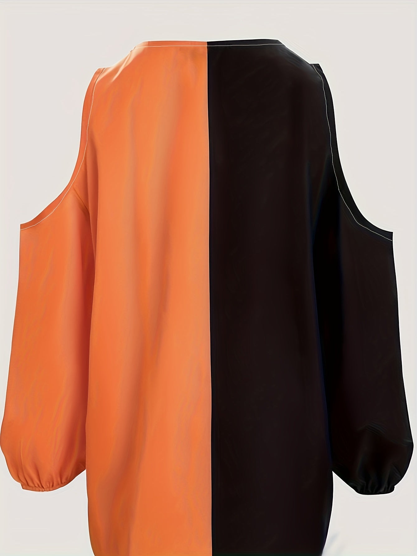 Halloween Blouse Women's Plus Grimace Print Cold Shoulder Top